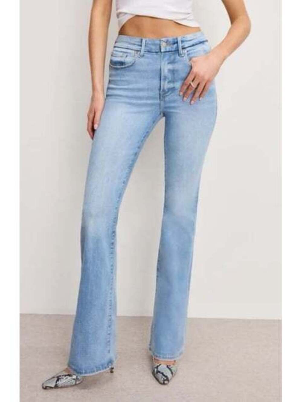 Good American ALWAYS FITS GOOD CLASSIC BOOTCUT size 25 inseam 33 - Picture 2 of 7